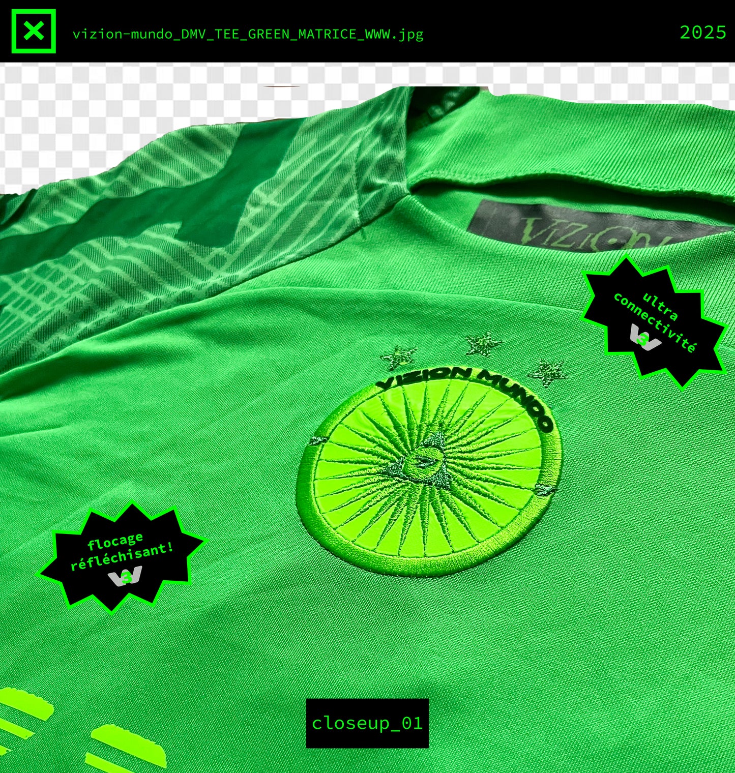 ://ONE OF ONE TEE_GREEN_MATRICE_WWW