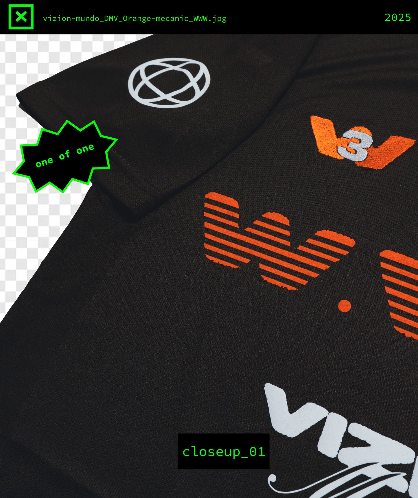 ://ONE OF ONE TEE  ORANGE_MECANIC_WWW