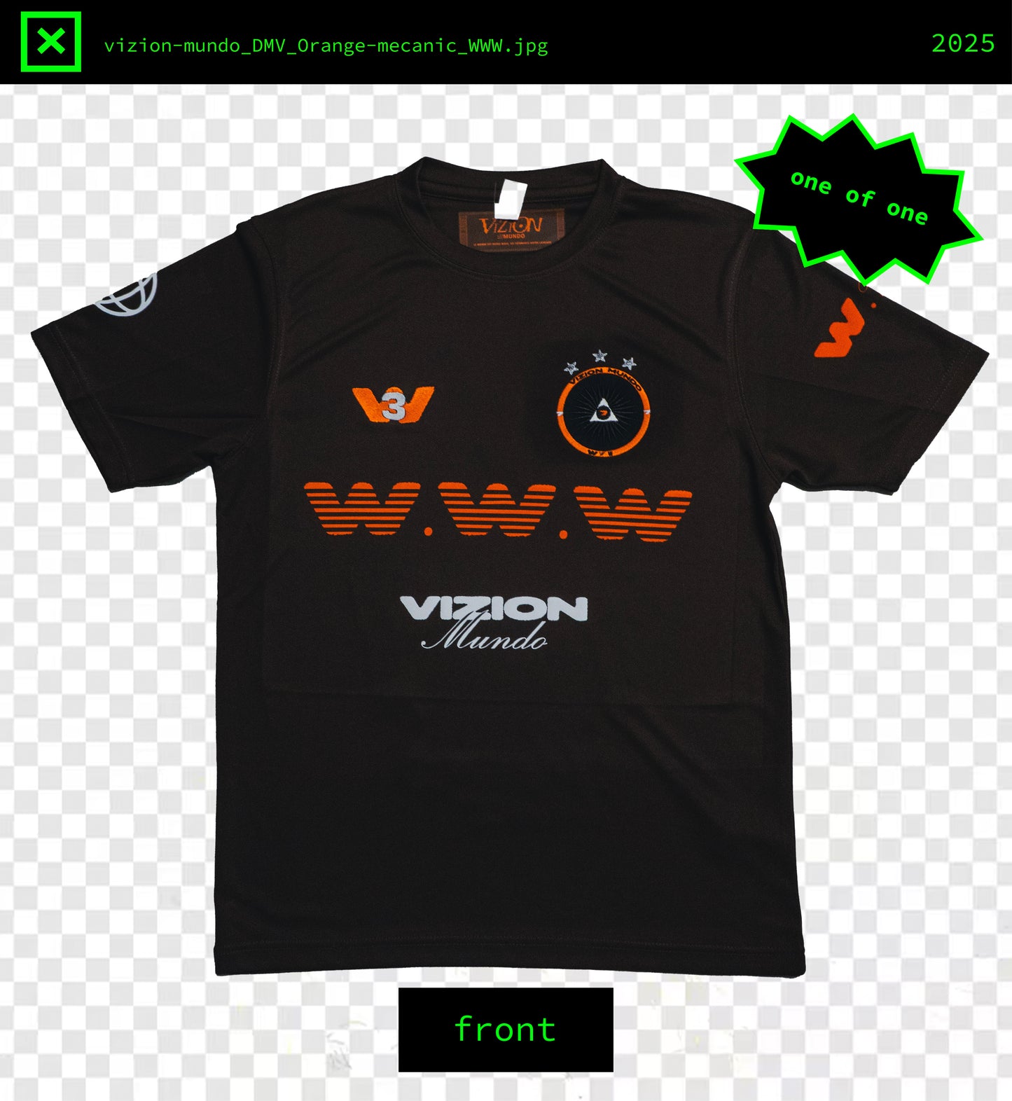 ://ONE OF ONE TEE  ORANGE_MECANIC_WWW