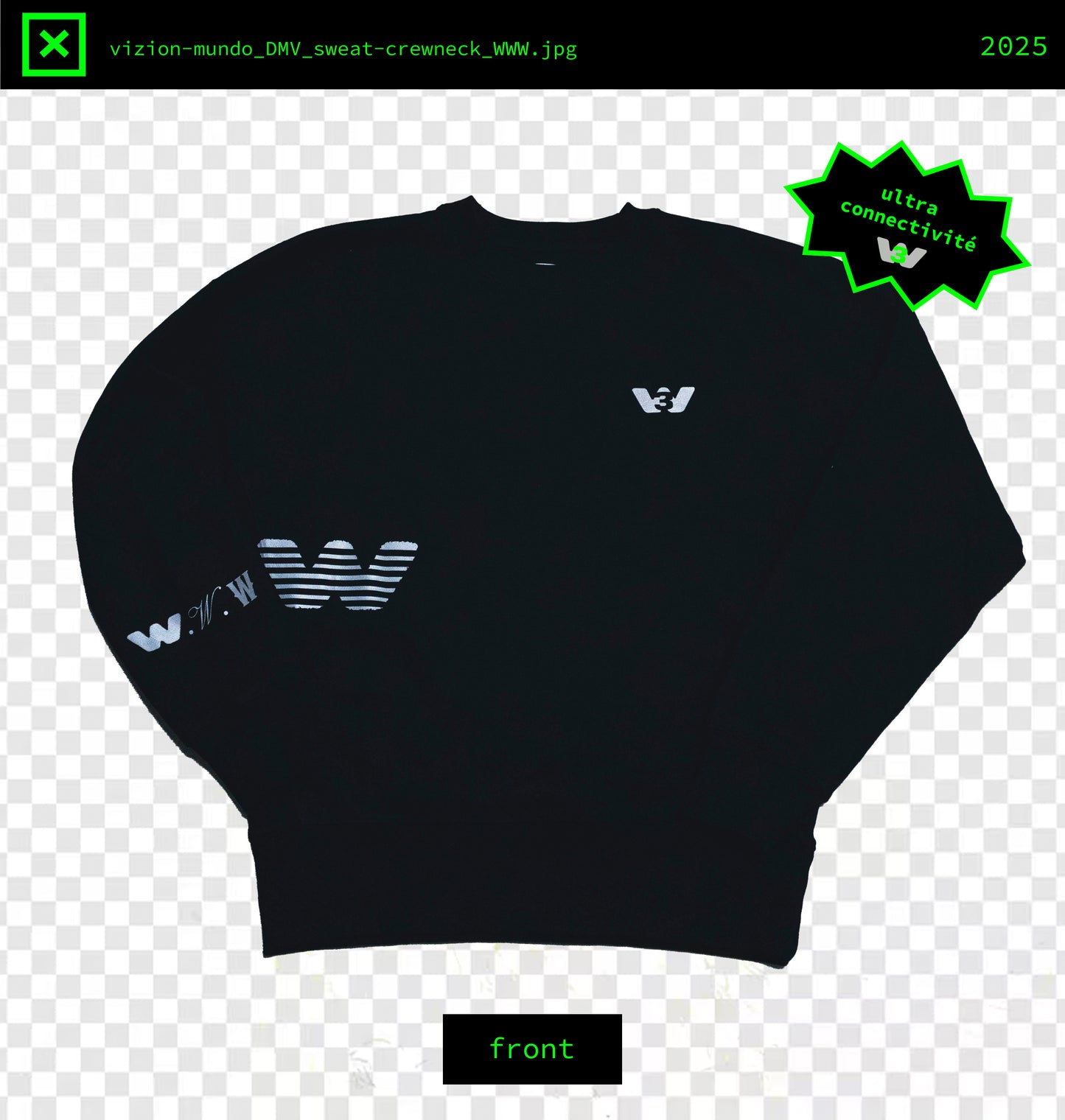 ://SWEAT DARK CREWNECK_WWW